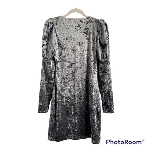 LEYDEN Crushed Velvet Mini Dress. Size Small - Picture 7 of 16